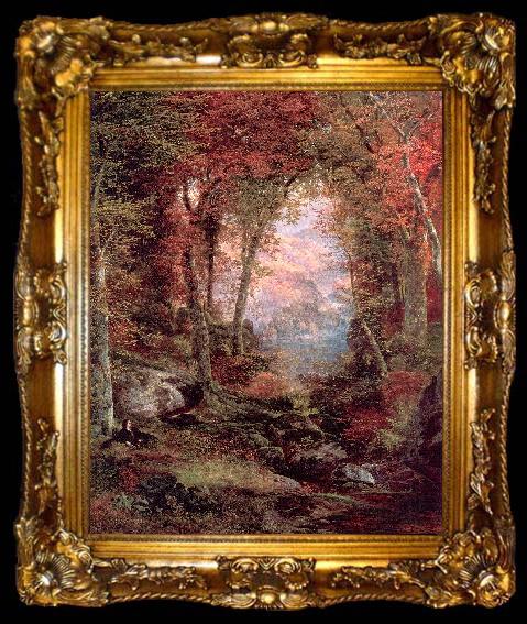 framed  Moran, Thomas The Autumnal Woods, ta009-2